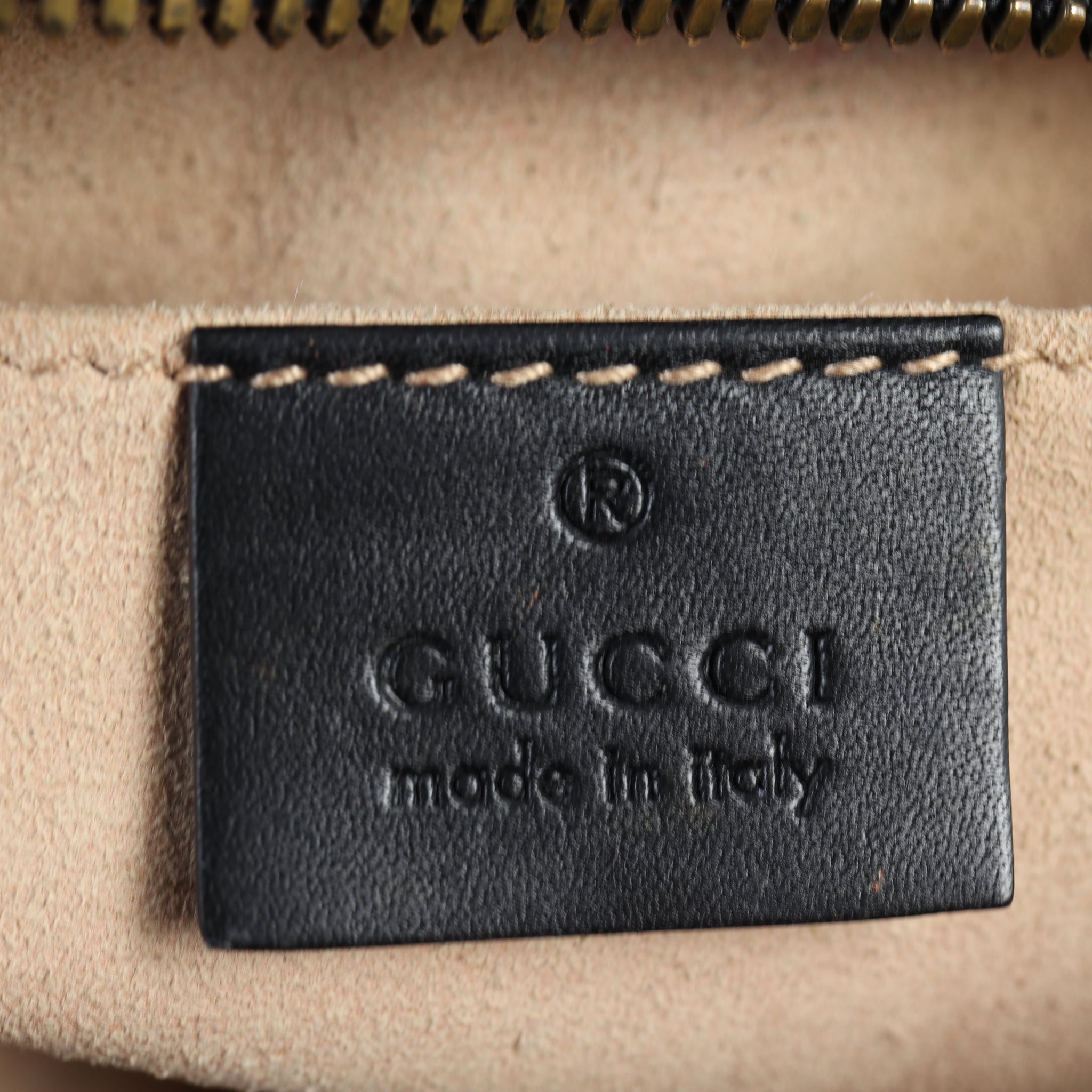 Gucci Marmont Matelasse Pearl Embellished Small Camera Bag