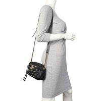 Gucci Marmont Matelasse Pearl Embellished Small Camera Bag