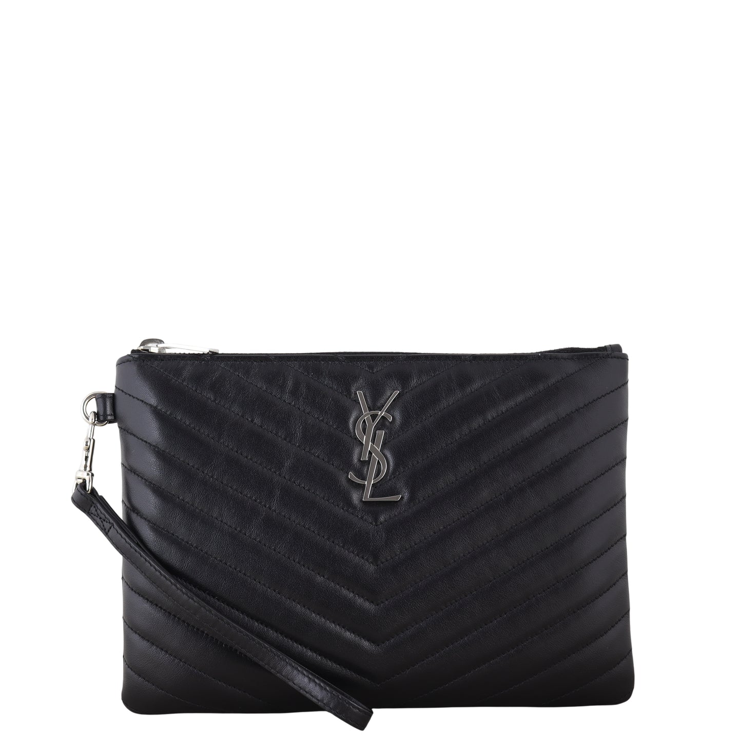 Saint Laurent Cassandre Monogram Matelasse Pouch