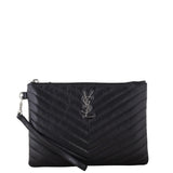 Saint Laurent Cassandre Monogram Matelasse Pouch