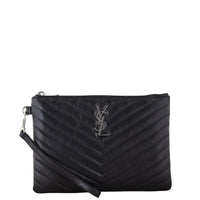 Saint Laurent Cassandre Monogram Matelasse Pouch