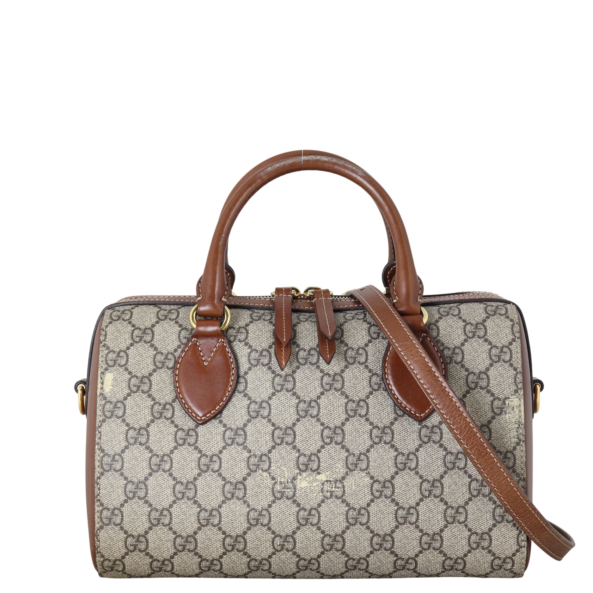 Gucci GG Supreme Small Boston Bag