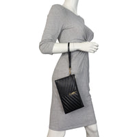 Saint Laurent Cassandre Matelasse Pouch Large