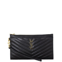 Saint Laurent Cassandre Matelasse Pouch Large