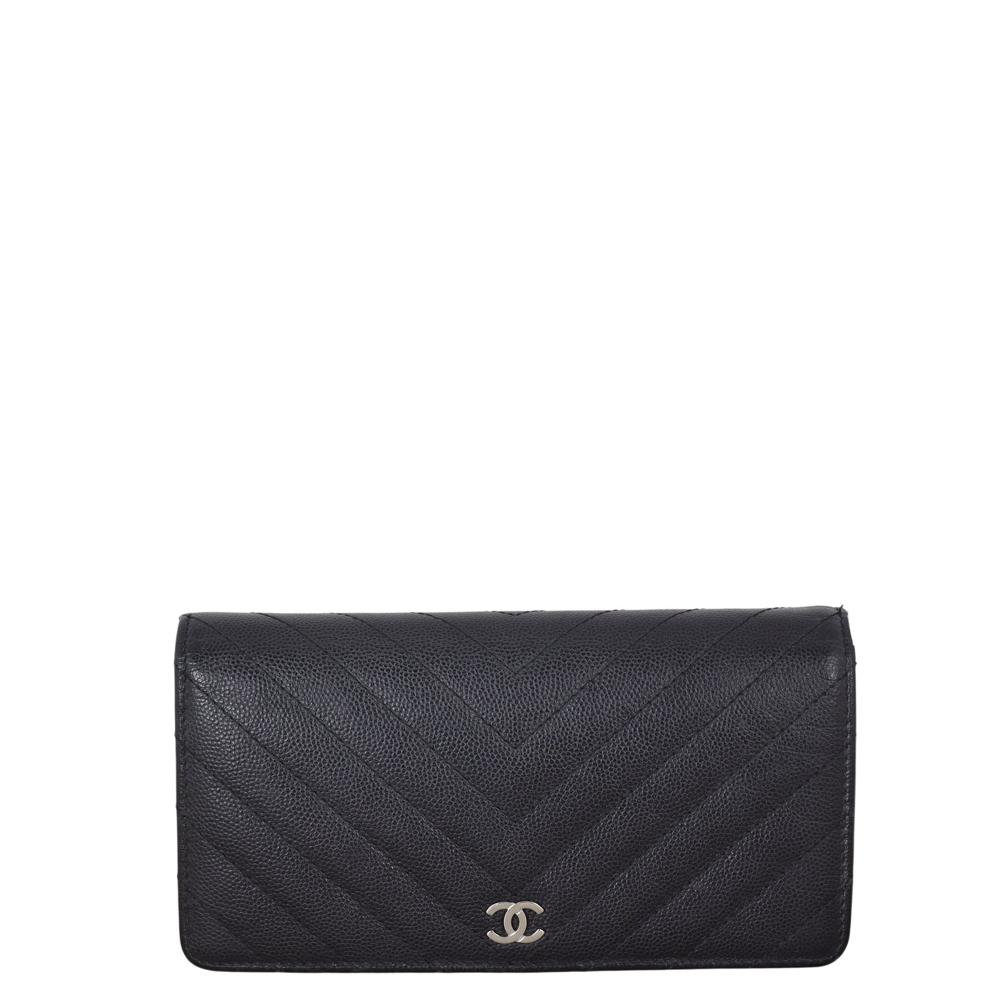 Chanel CC Yen Wallet Chevron