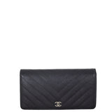 Chanel CC Yen Wallet Chevron