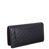 Chanel CC Yen Wallet Chevron