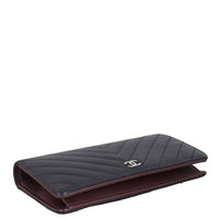 Chanel CC Yen Wallet Chevron