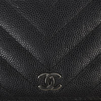 Chanel CC Yen Wallet Chevron