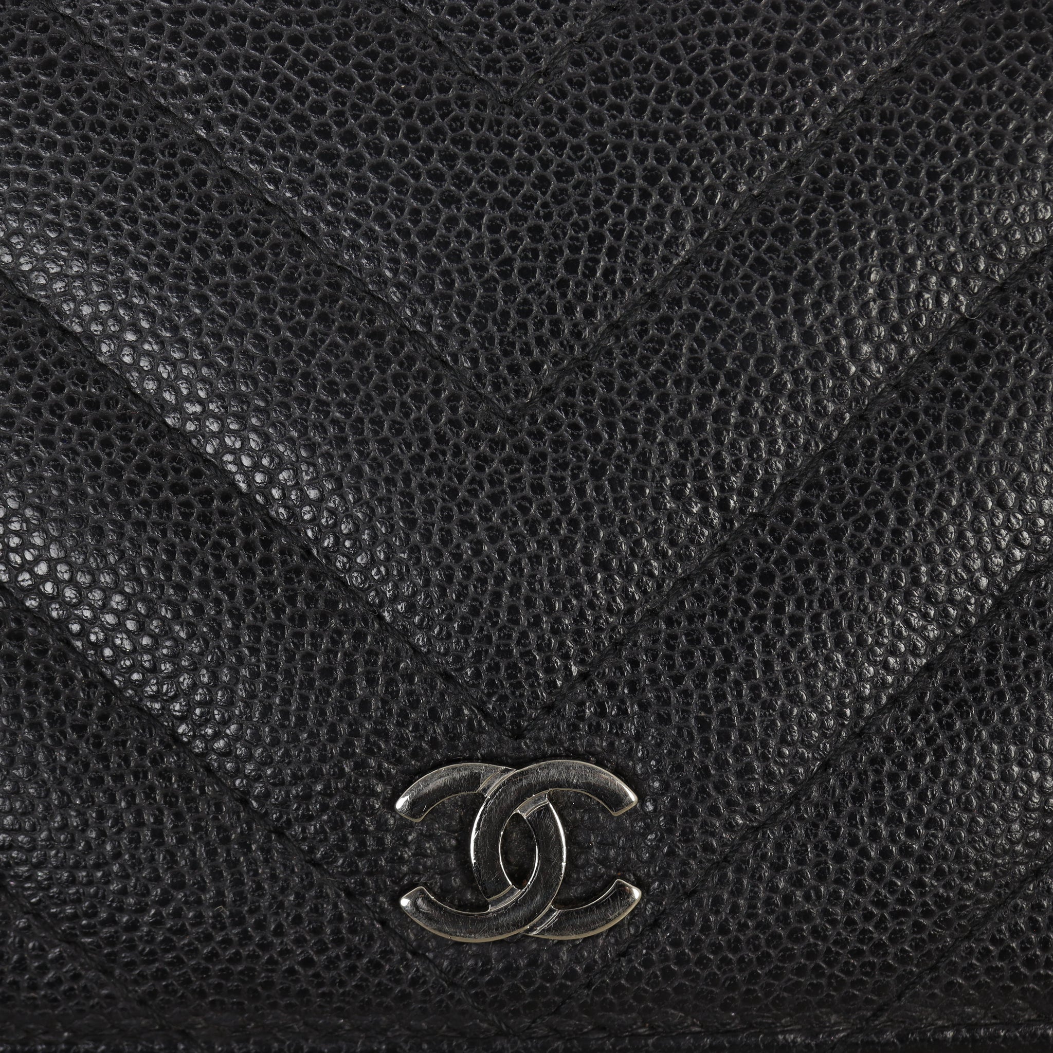 Chanel CC Yen Wallet Chevron
