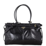 Prada Vitello Shine Bonnie Shoulder Bag Large