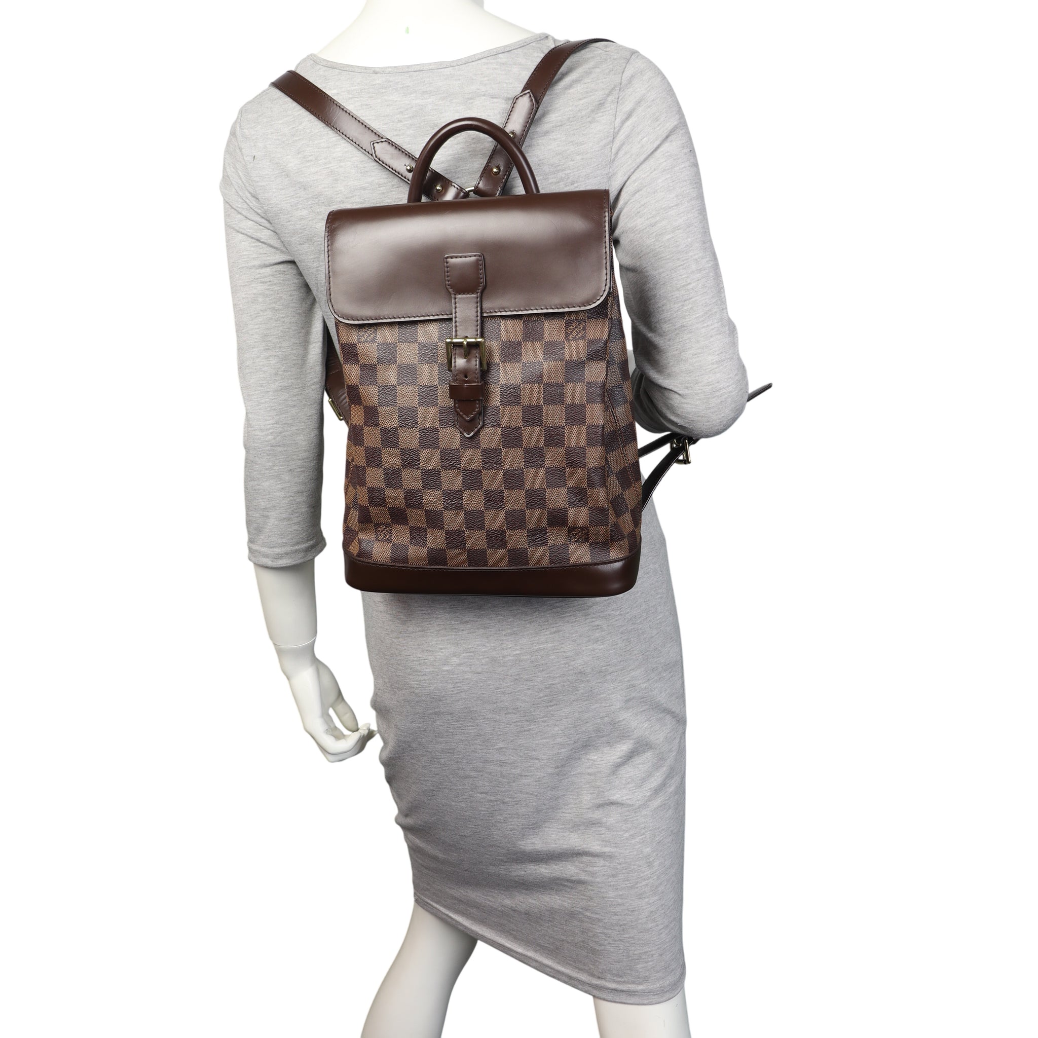 Louis Vuitton Soho Backpack Damier Ebene