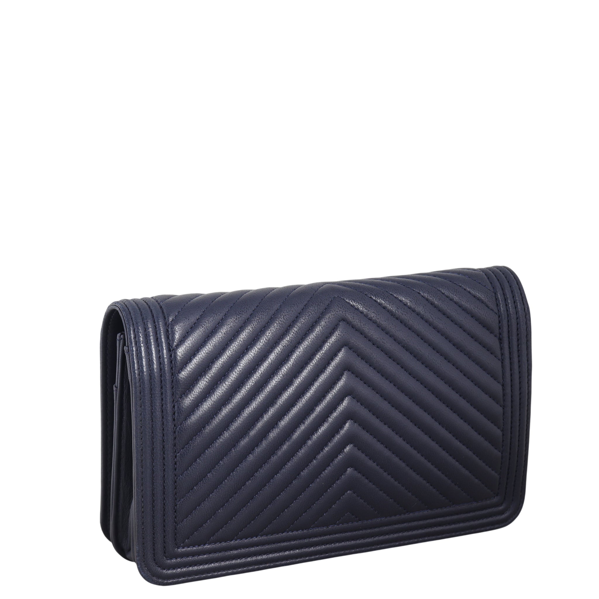 Chanel Boy Wallet on Chain Chevron