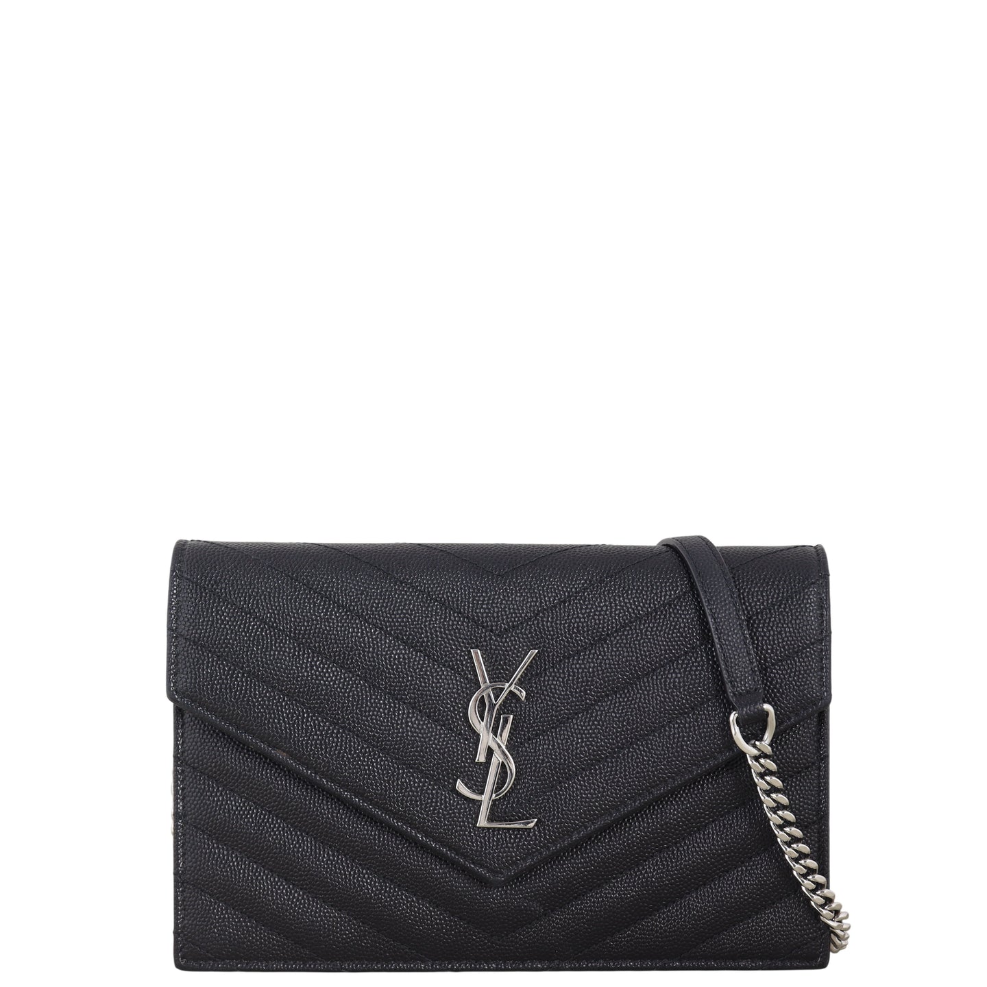 Saint Laurent Cassandre Envelope Chain Wallet