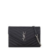 Saint Laurent Cassandre Envelope Chain Wallet