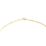 Tiffany & Co Infinity 18k Yellow Gold Double Chain Necklace