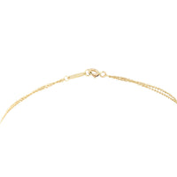 Tiffany & Co Infinity 18k Yellow Gold Double Chain Necklace