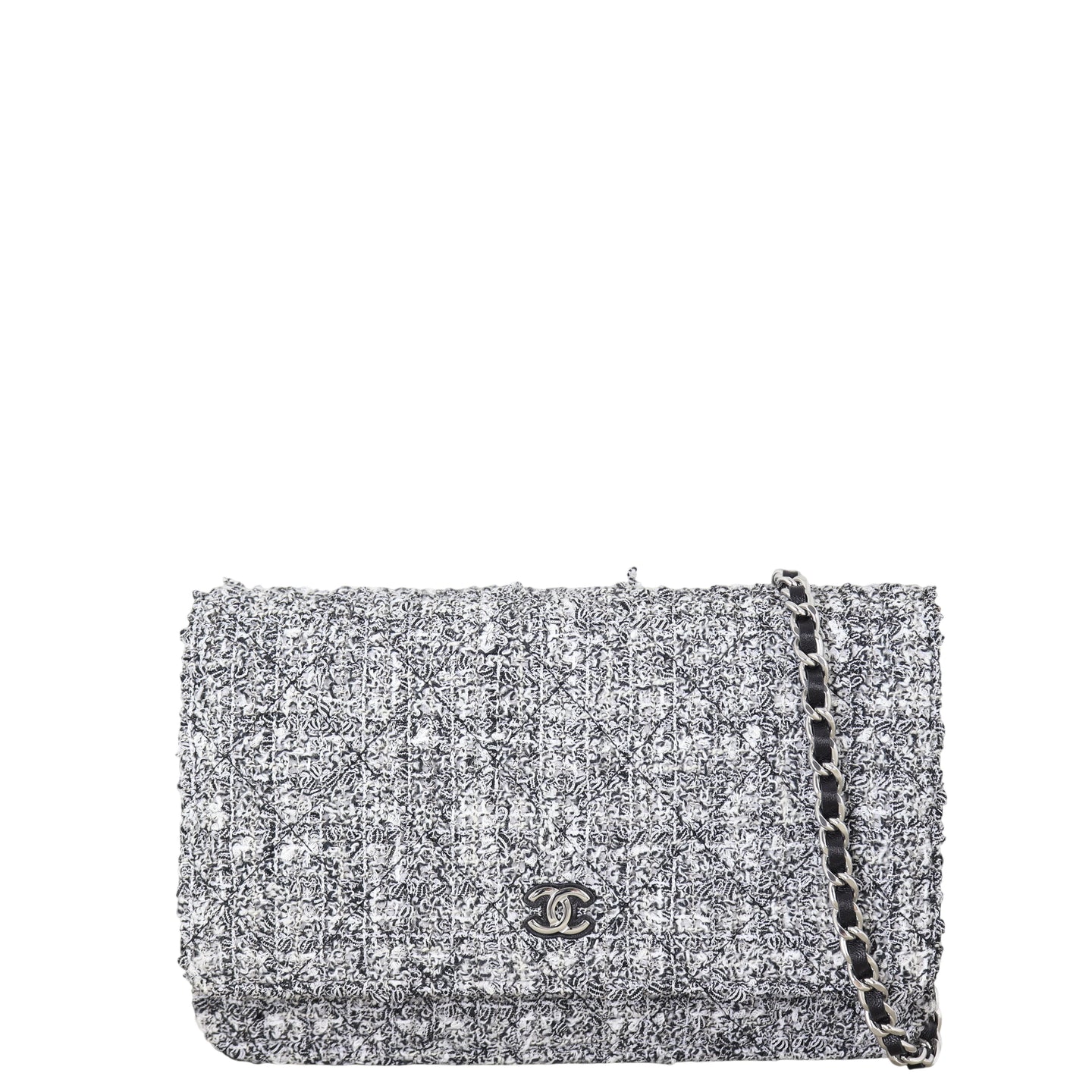 Chanel Classic Wallet on Chain Tweed