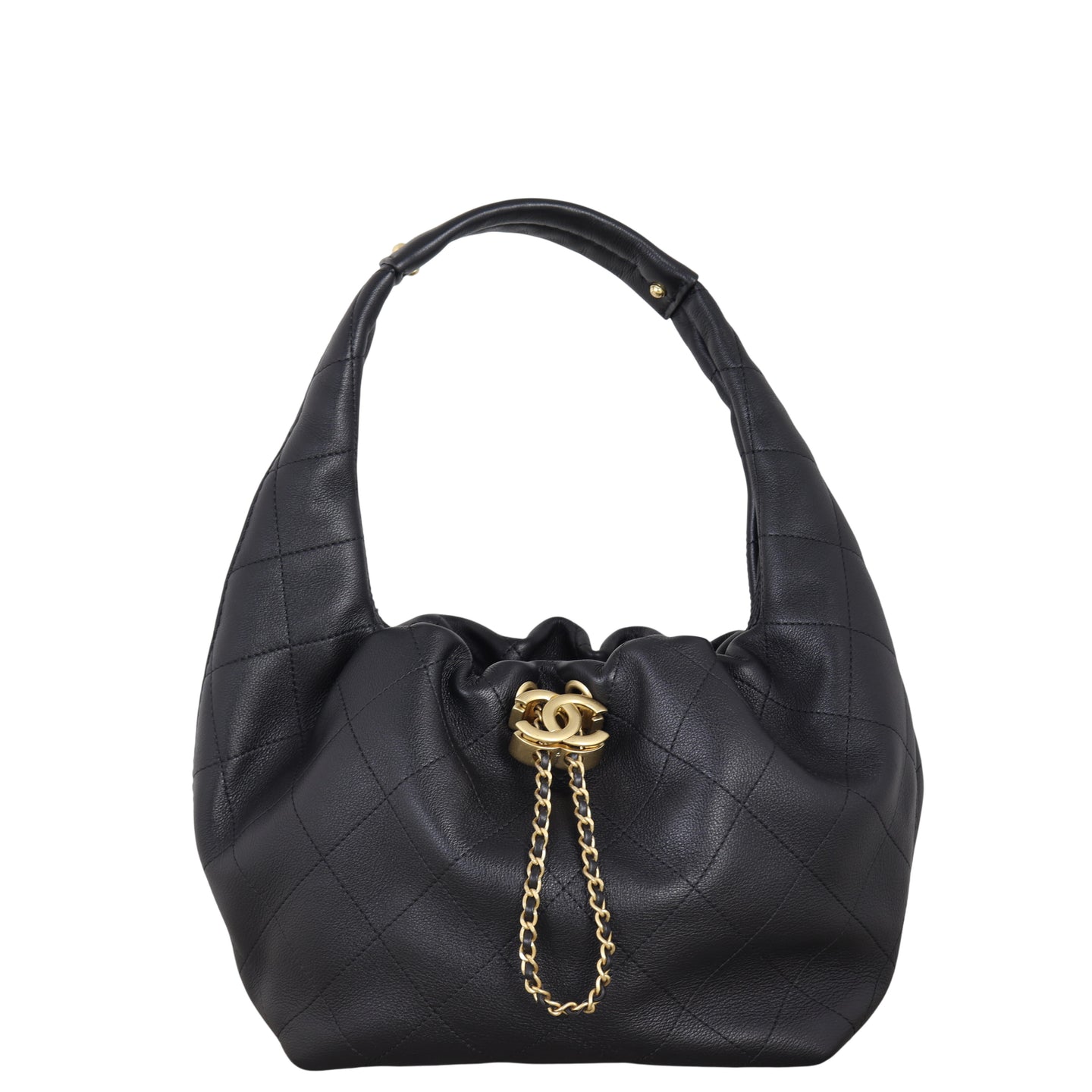 Chanel CC Drawstring Hobo