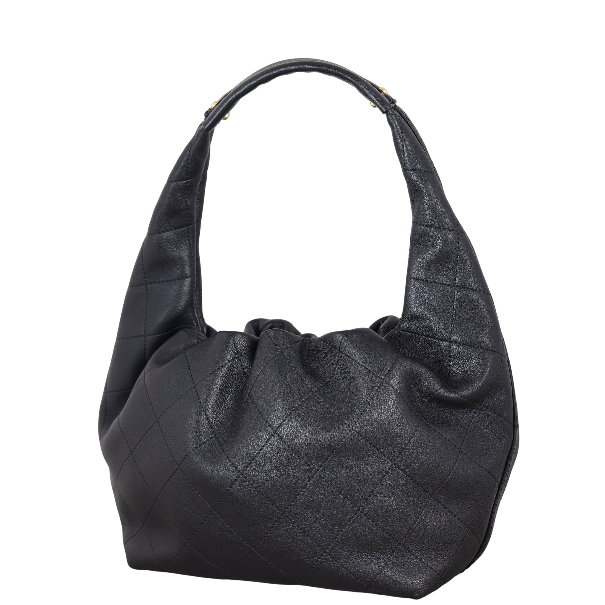 Chanel CC Drawstring Hobo