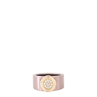Bvlgari Bvlgari Diamond Bronze 18k Rose Gold Ring