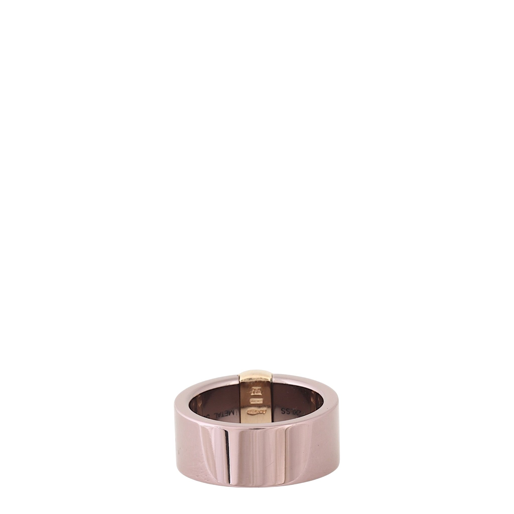 Bvlgari Bvlgari Diamond Bronze 18k Rose Gold Ring