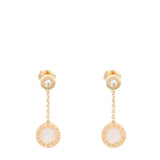 Bvlgari Bvlgari Diamond Mother of Pearl 18k Rose Gold Drop Earrings