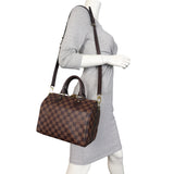 Louis Vuitton Speedy 25 Bandouliere Damier Ebene