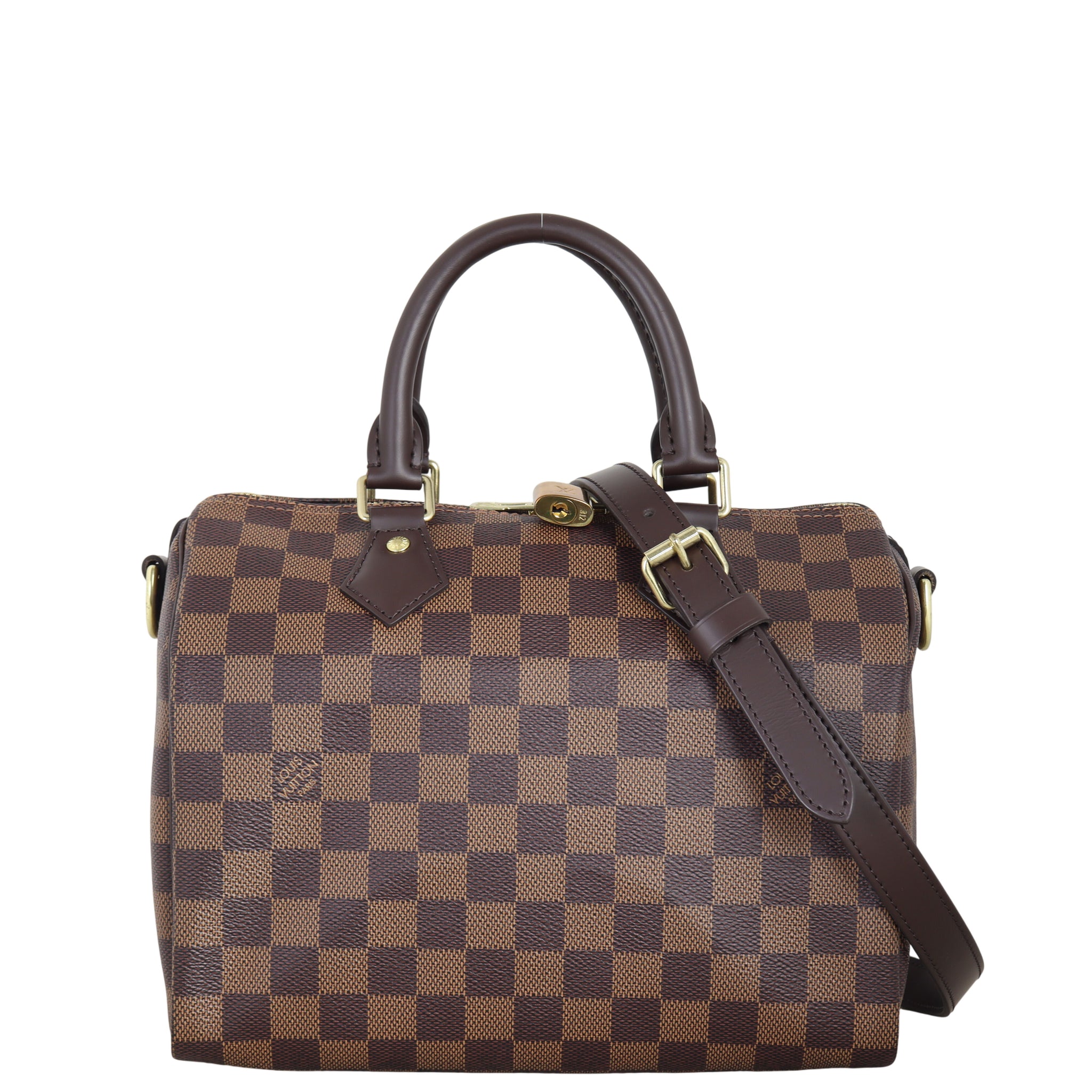 Louis Vuitton Speedy 25 Bandouliere Damier Ebene
