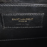 Saint Laurent Cassandra Top Handle Mini Croc-Embossed