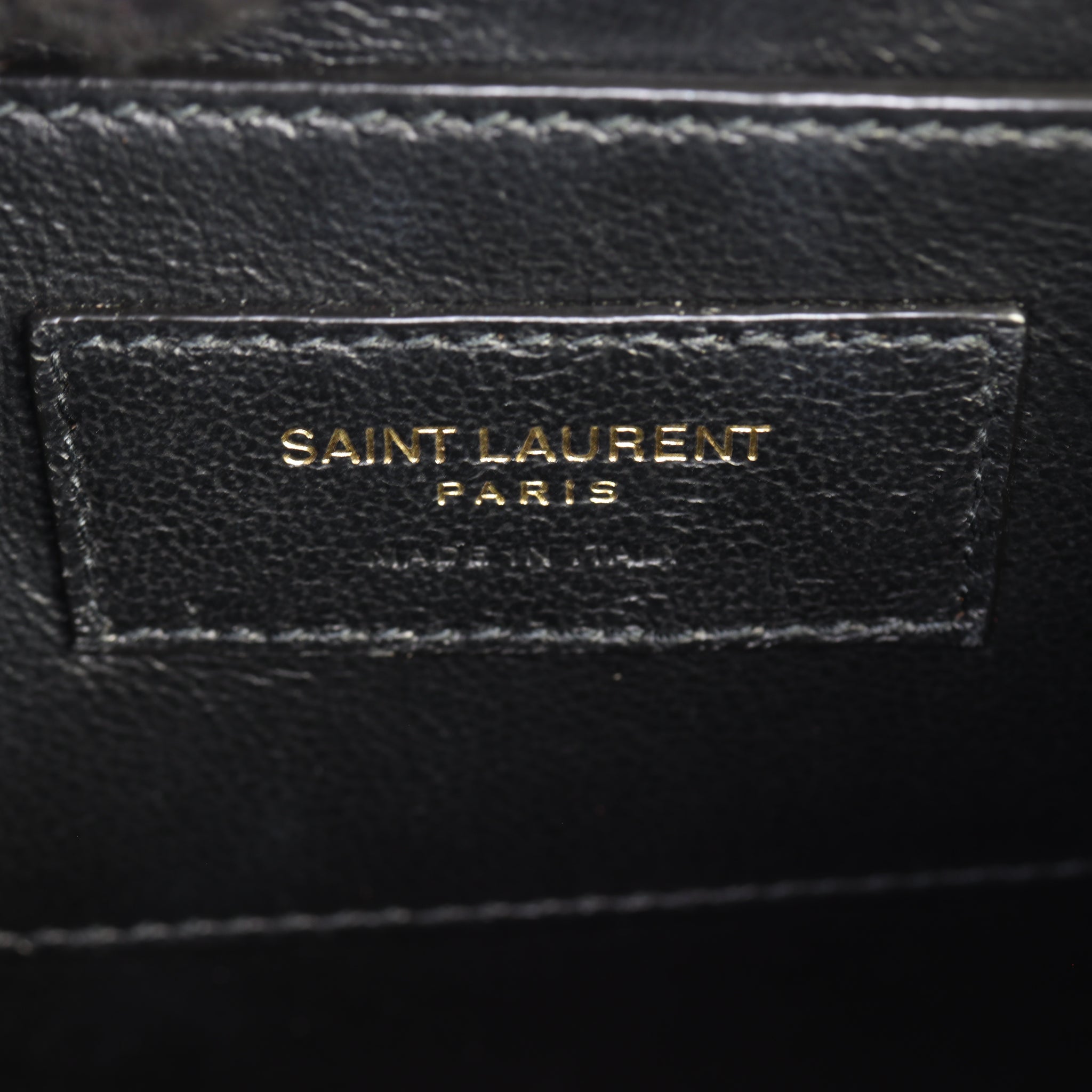 Saint Laurent Cassandra Top Handle Mini Croc-Embossed
