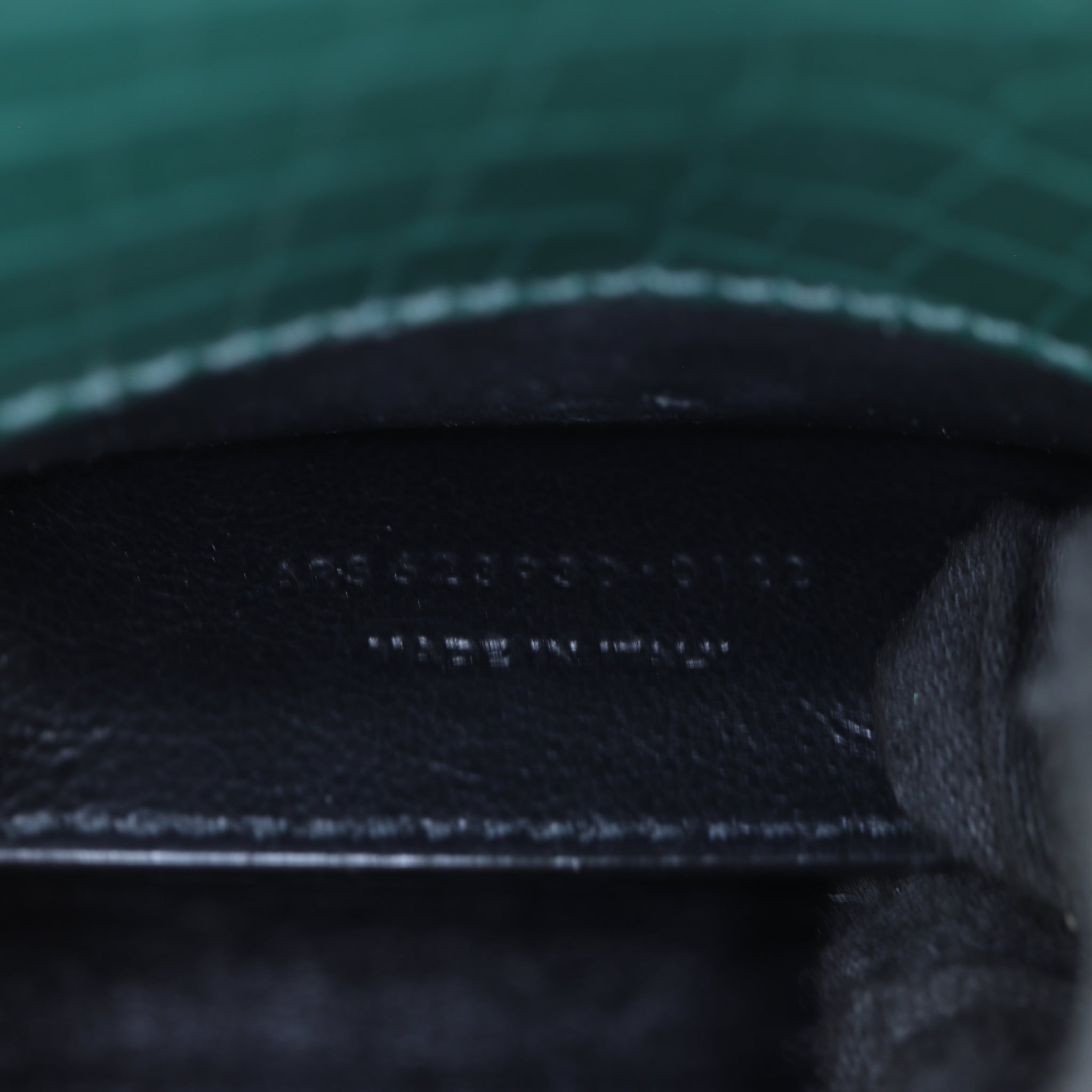 Saint Laurent Cassandra Top Handle Mini Croc-Embossed