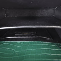 Saint Laurent Cassandra Top Handle Mini Croc-Embossed