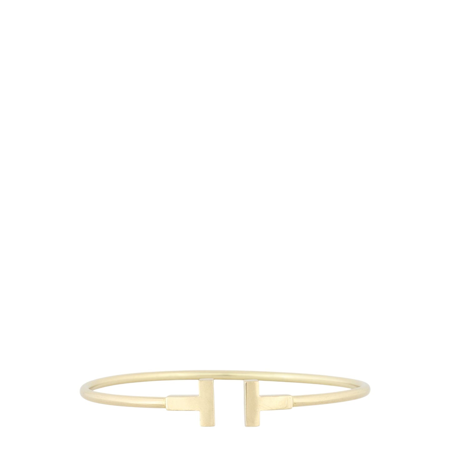 Tiffany & Co T Wire 18k Yellow Gold Bracelet