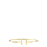 Tiffany & Co T Wire 18k Yellow Gold Bracelet