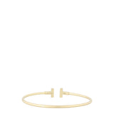 Tiffany & Co T Wire 18k Yellow Gold Bracelet