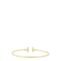 Tiffany & Co T Wire 18k Yellow Gold Bracelet