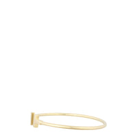 Tiffany & Co T Wire 18k Yellow Gold Bracelet