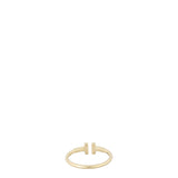 Tiffany & Co T Wire 18k Yellow Gold Ring