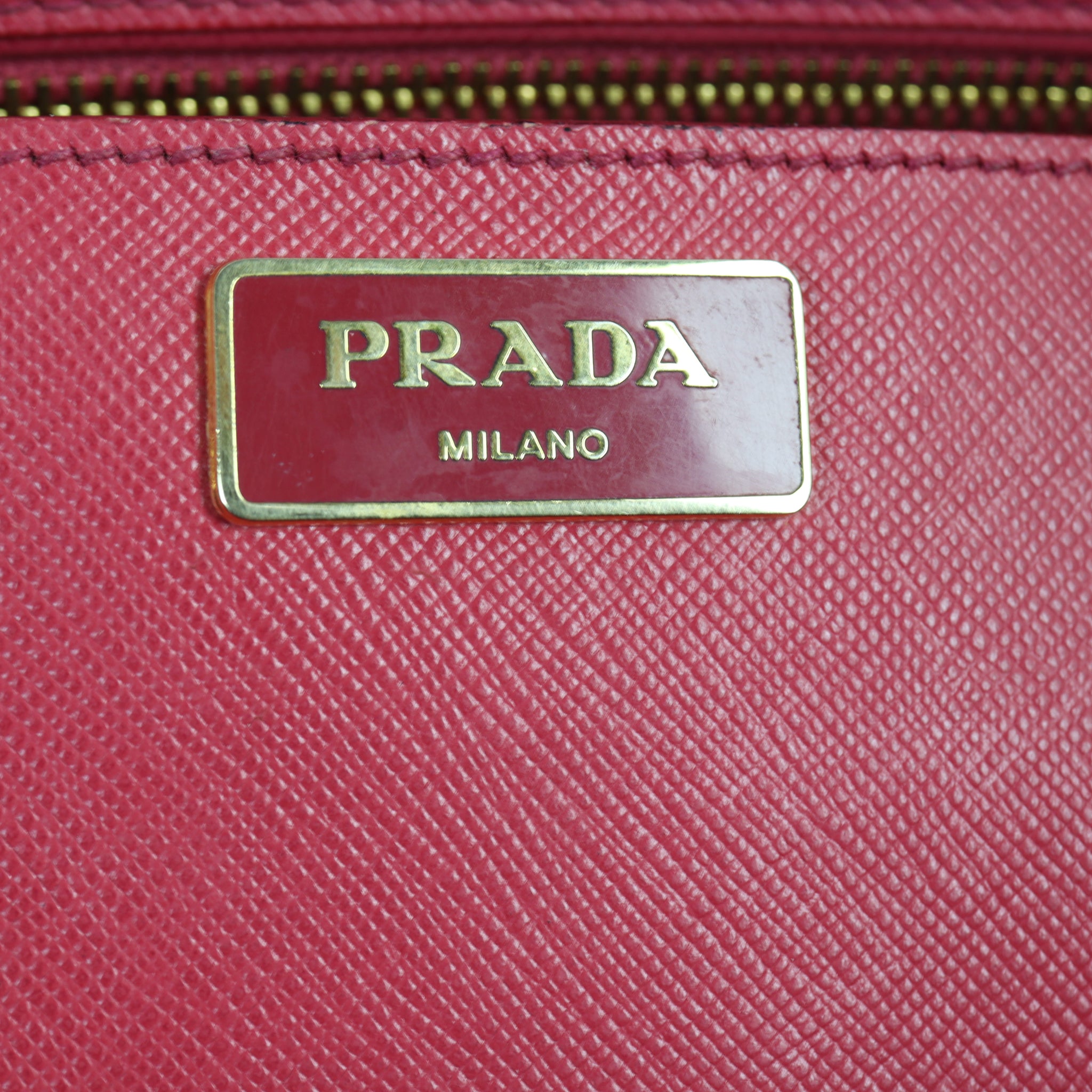 Prada Saffiano Lux Galleria Double Zip Tote Large