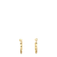 Cartier Love Large Hoop 18k Yellow Gold Earrings