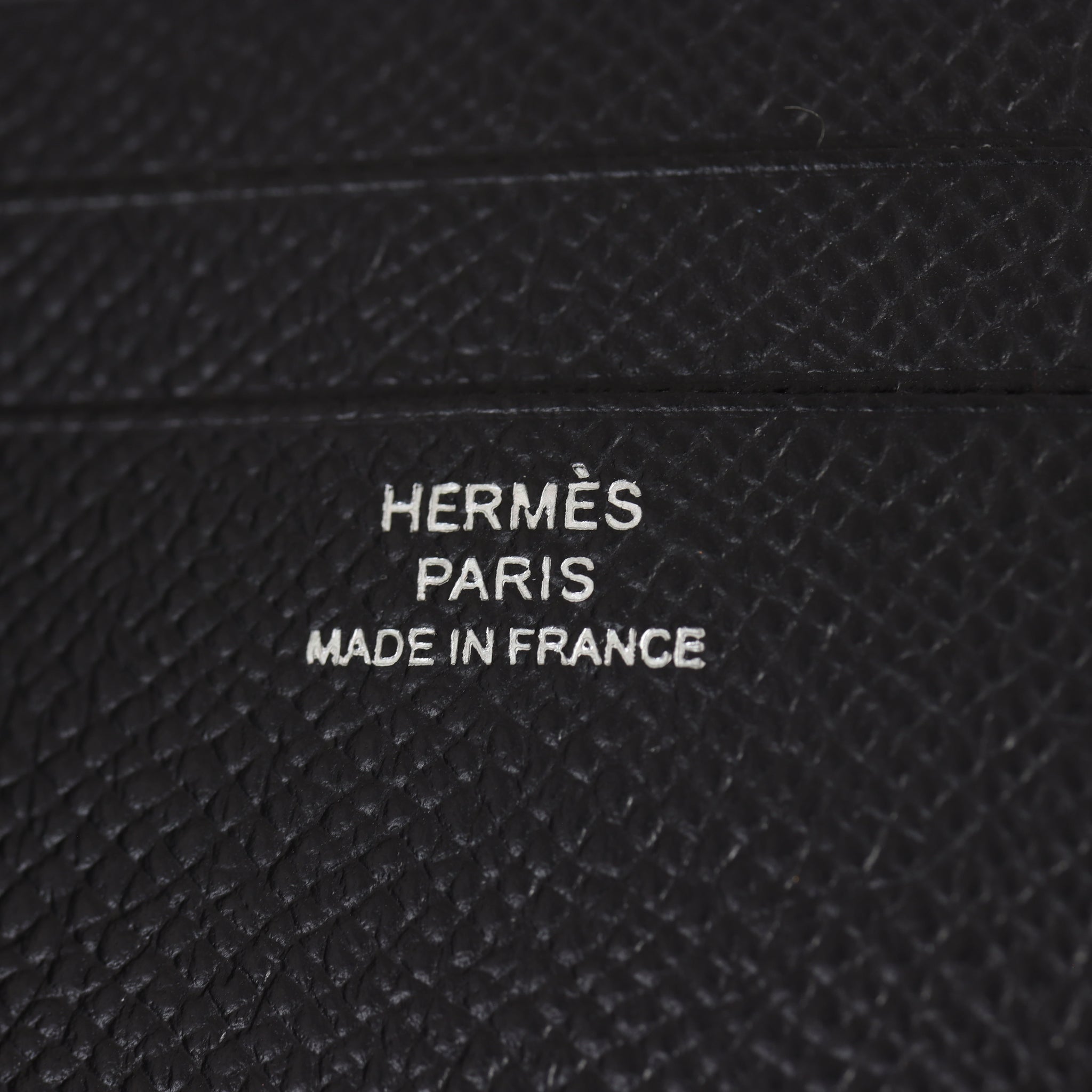 Hermes Citizen Twill Compact Card Holder Epsom
