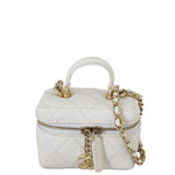 Chanel Top Handle Vanity Case Chain Bag Mini