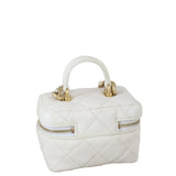 Chanel Top Handle Vanity Case Chain Bag Mini