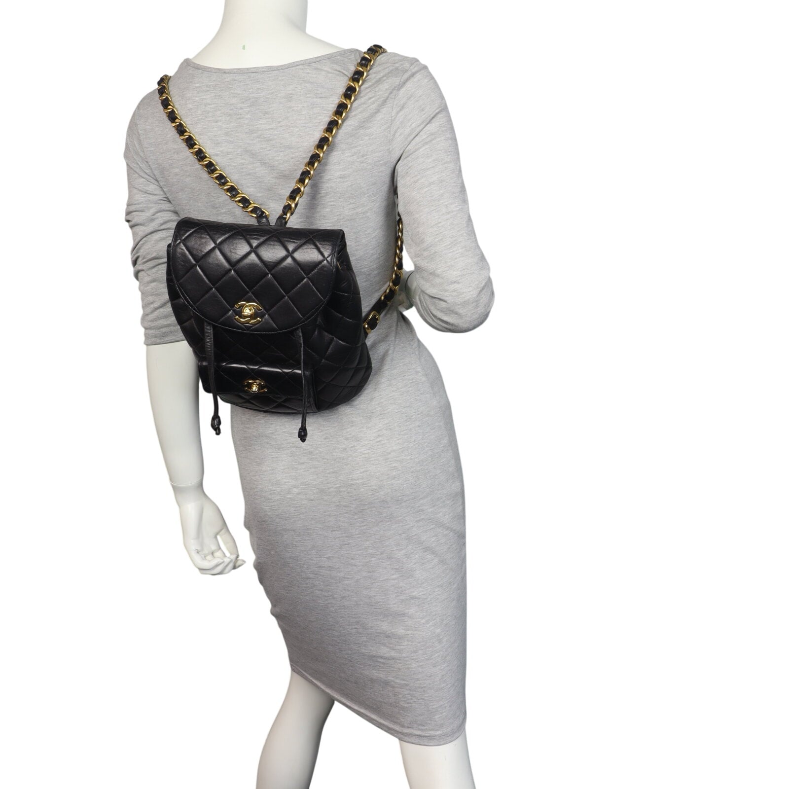 Chanel Duma Quilted Backpack Vintage