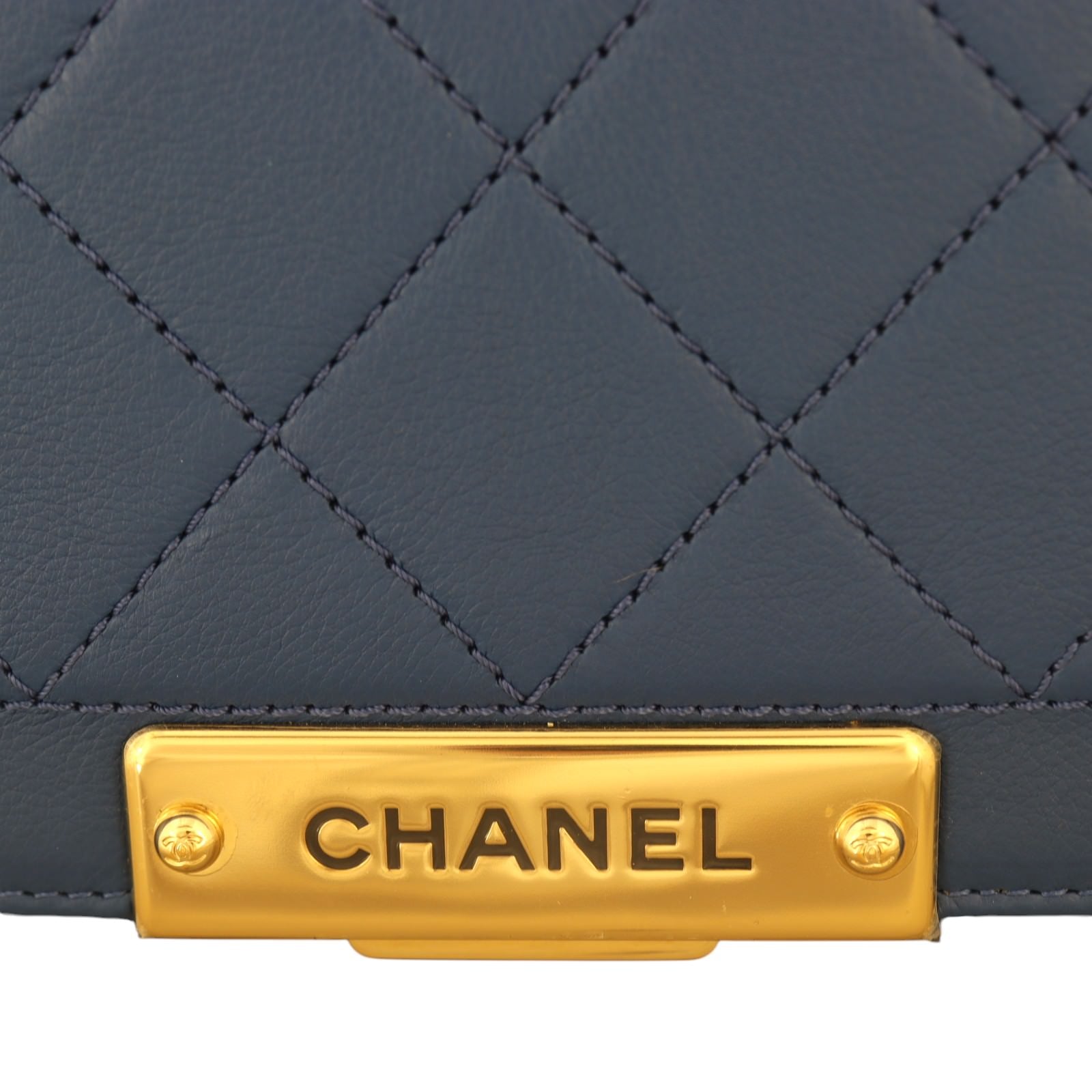 Chanel Label Click Flap Bag
