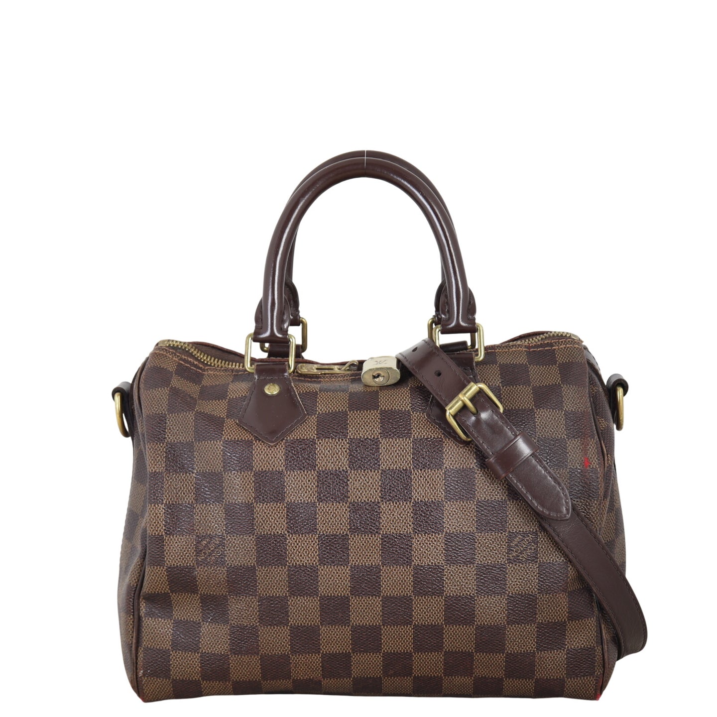 Louis Vuitton Speedy 25 Bandouliere Damier Ebene