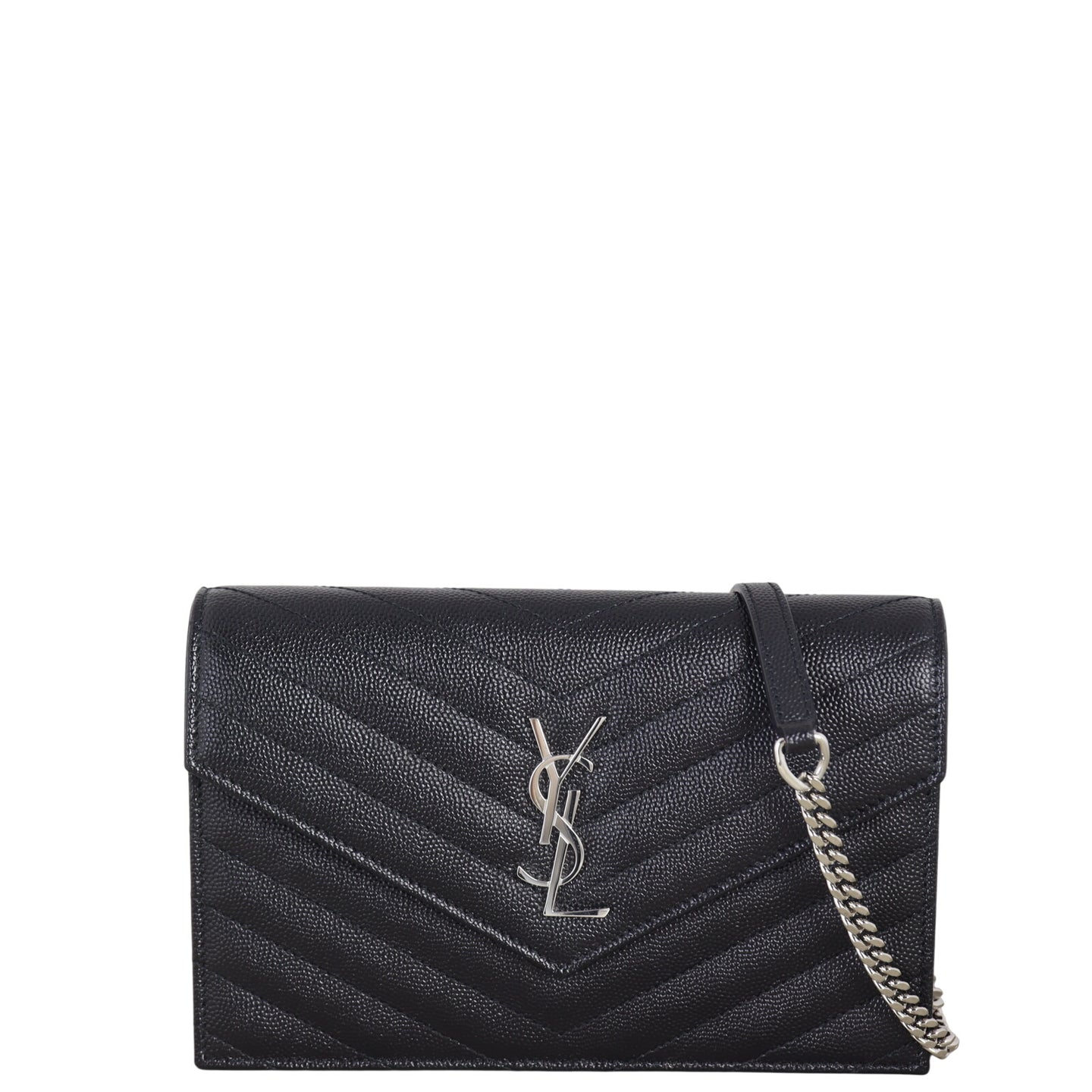 Saint Laurent Cassandre Envelope Chain Wallet