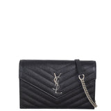Saint Laurent Cassandre Envelope Chain Wallet