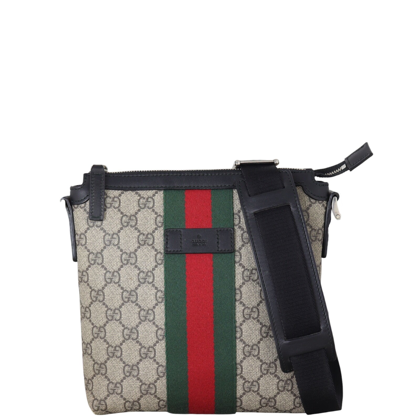 Gucci GG Supreme Web Messenger Bag
